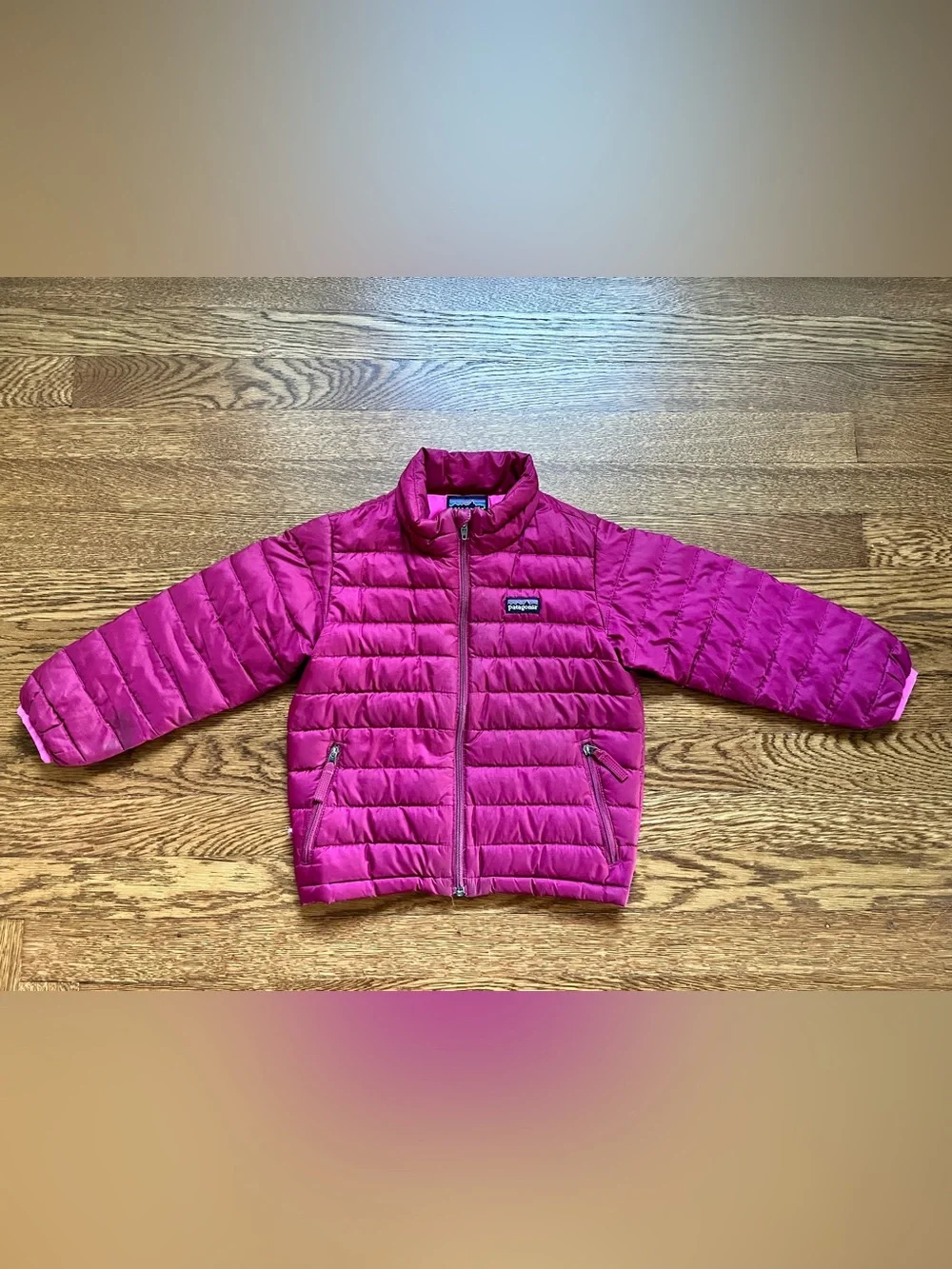 Patagonia Kids' Insulated Down Sweater Puffer Jacket - 3T - Purple/Pink